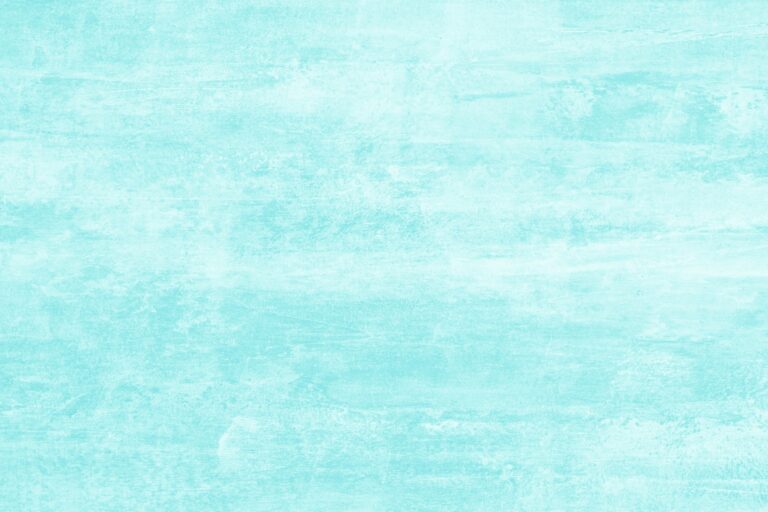 Abstract teal watercolor background. Painted weathered paper, turquoise wallpaper.